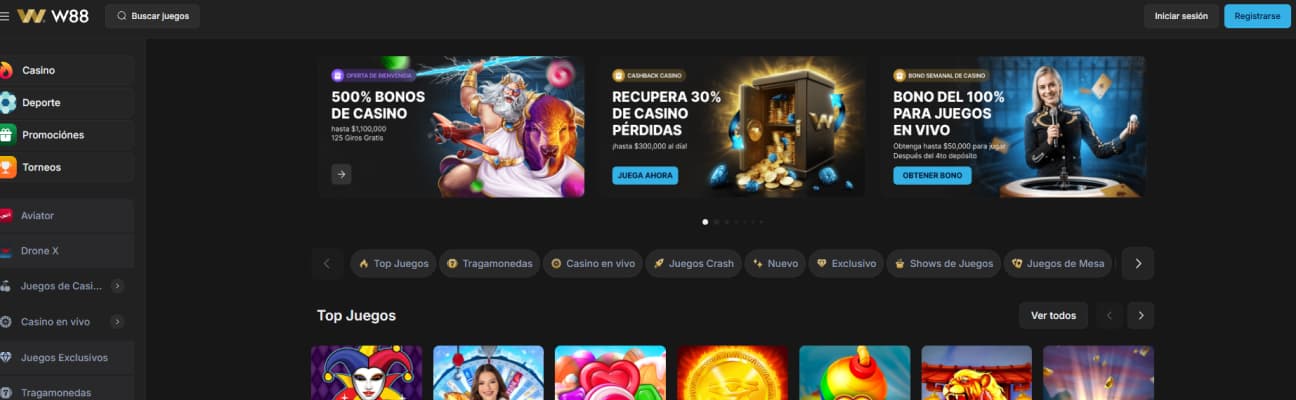 W88 juegos de especialidad
